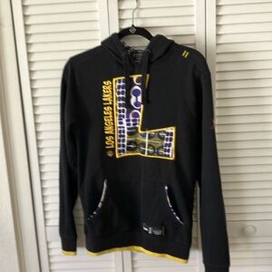 Two Hype NBA Los Angeles Lakers‎ limited edition colab Black Hoodie size XS